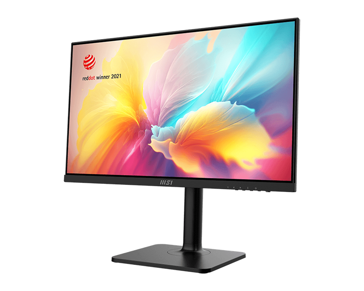 MSI Modern MD2412P 23.8" 16:9 FHD(1920x1080) IPS Flat,1ms(MPRT),1000:1,100M:1,300nit,178/178,HDMI 1.4,USB-C,Speaker,Tilt,Swivel,Height,Pivot,VESA,100Hz,Black,1y war-ty арт. 9S6-3PA59H-095
