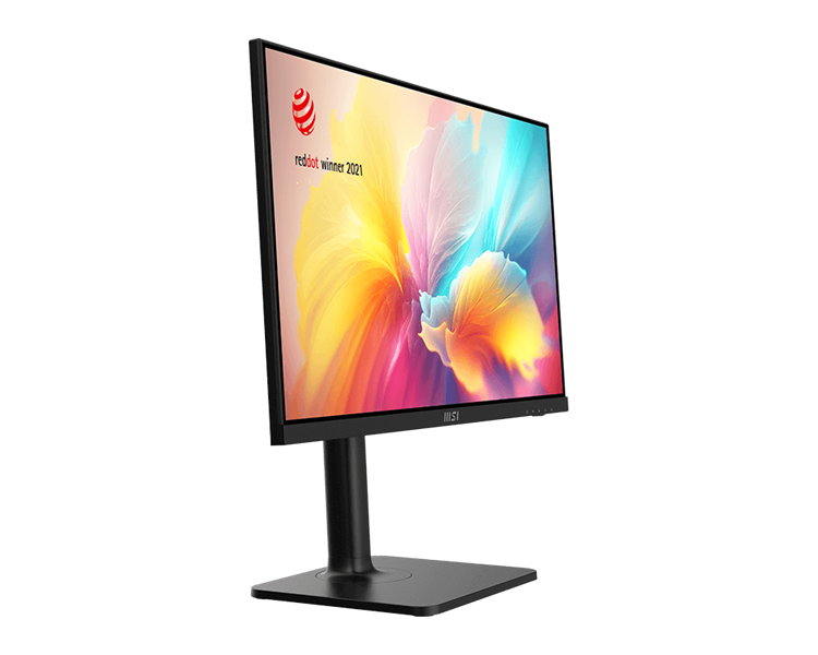 MSI Modern MD2412P 23.8" 16:9 FHD(1920x1080) IPS Flat,1ms(MPRT),1000:1,100M:1,300nit,178/178,HDMI 1.4,USB-C,Speaker,Tilt,Swivel,Height,Pivot,VESA,100Hz,Black,1y war-ty арт. 9S6-3PA59H-095