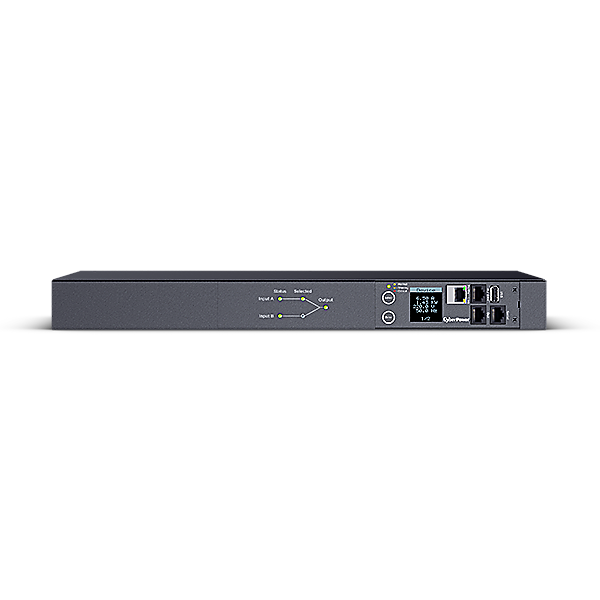 CyberPower ATS CyberPower (PDU20SWHVIEC10ATNET) 1U type, 16Amp,SNMP, plug IEC 320 C20, (8) IEC 320 C13 (2) IEC 320 C19 арт. PDU44005