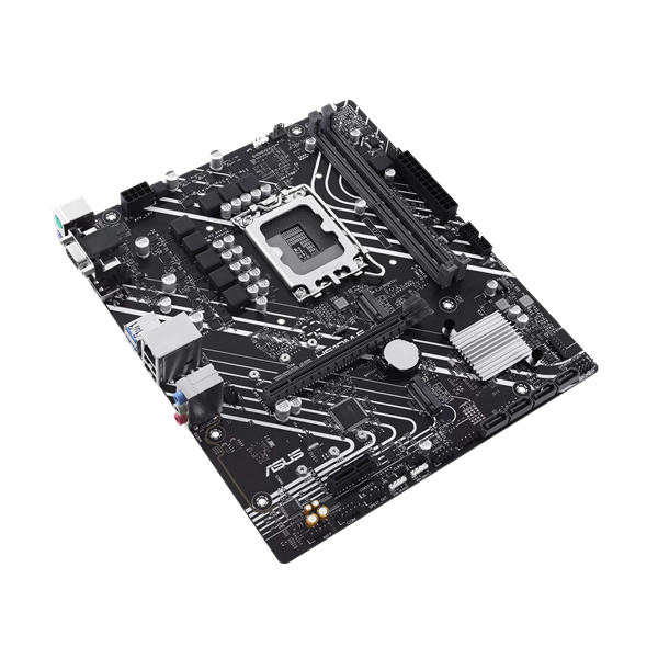 ASUS PRIME H610M-E-CSM, LGA1700, H610, 2*DDR5, 4*SATA, 2*M.2, 2*USB 3.2, 2*USB 2.0, 1*PCIx16, 1*PCIx1, DP+VGA+HDMII, mATX; 90MB1G10-M0EAYC