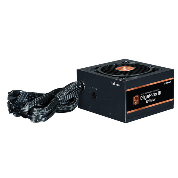 Zalman ZM650-GV3, 650W, ATX12V v3.0, Gen 5.0, APFC, 12cm Fan, 80+ Bronze, Retail