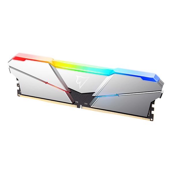 Netac Shadow RGB 32GB (2x16GB) DDR5-5600 (PC5-44800) C40 40-40-40-77 1.2V XMP Dual DIMM Kit Silver арт. NTSRD5P56DP-32S