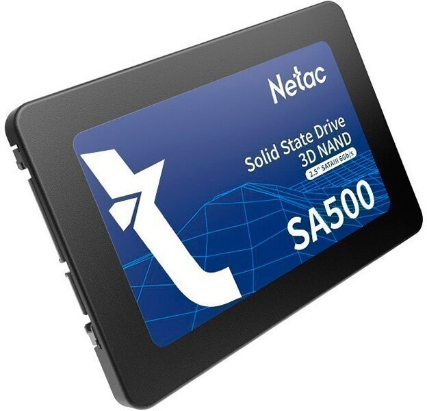 Netac SSD SA500 2TB 2.5 SATAIII 3D NAND, R/W up to 530/475MB/s, TBW 960TB, 3y wty арт. NT01SA500-2T0-S3X