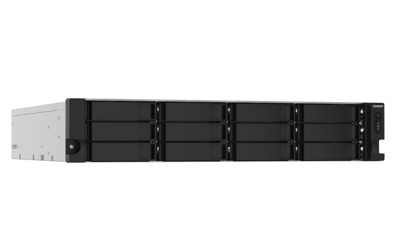 QNAP SMB 2U/12bay QC 1,7GhzCPU/4Gb(upto16Gb)/upto 24HDD with TL-R1200S-RP/SATA(3,5" 2,5")/ 4xUSB3.2/1xExp.slot/2x2,5Gb 2x10Gb(SFP+)/iSCSI/2xPS/no rail(RAIL-B02)/3YW TS-1232PXU-RP-4G-EU-RU