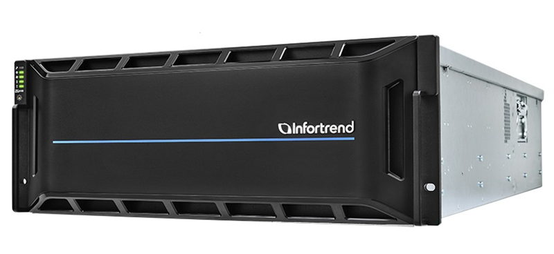 Модуль расширения Infortrend JBOD 4U/60bay (GS\DS) dual redundant controller expansion enclosure 6x12Gb SAS,2x(PSU+FAN),2x12Gto12G SAS,60x3.5" drive tray(2,5" not incl) and 1xRMk(JB 3060RL)