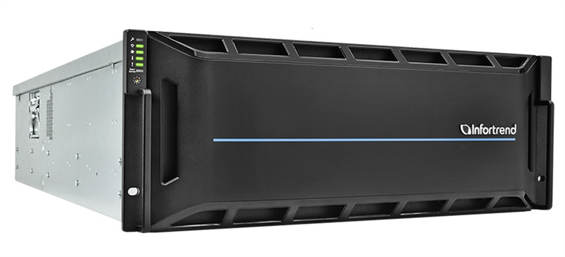 Модуль расширения Infortrend JBOD 4U/60bay (GS\DS) dual redundant controller expansion enclosure 6x12Gb SAS,2x(PSU+FAN),2x12Gto12G SAS,60x3.5" drive tray(2,5" not incl) and 1xRMk(JB 3060RL)