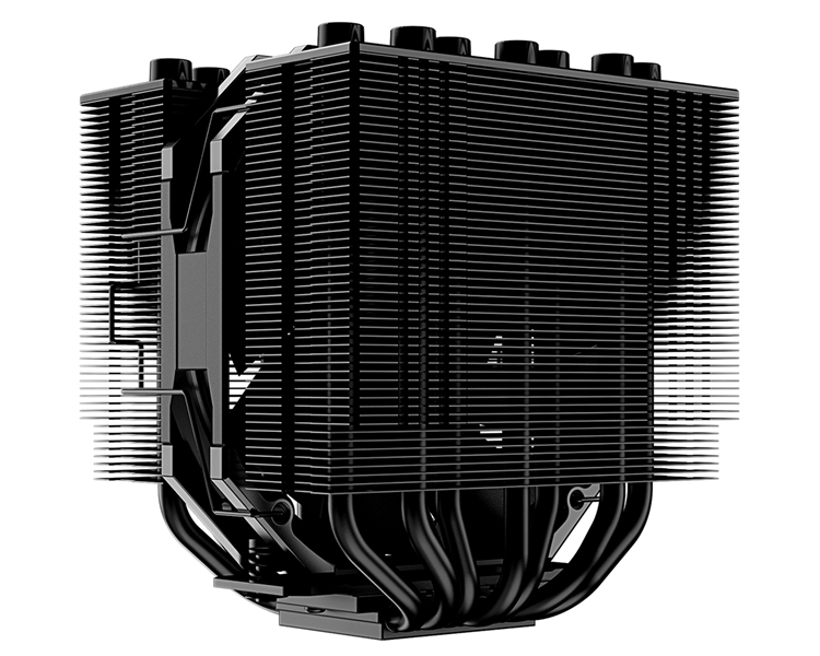 ID-COOLING SE-207-XT SLIM LGA20XX/1700/1200/115X/AM4 (12шт/кор, TDP 220W, PWM, черный, 7 тепл.трубок + медная база, 1 x FAN 120mm, черный) RET