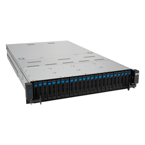 ASUS RS720A-E12-RS24U /GPU, 2xSP5(LGA 6096; up to 400W),24xDDR5 RDIMM(up to 6TB),24xNVMe/SATA(16 NVMe + 8x NVMe/SATA/SAS),soft RAID,2xM.2 slot,9 PCIe Gen5+1xRAID slot, 2x10GBe,2x2600W,ASMB11-iKVM арт. 90SF02E1-M00C00