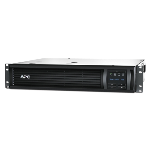 Источник бесперебойного питания APC Smart-UPS 750VA/500W, RM 2U, Line-Interactive, LCD, Out: 220-240V 4xC13 (2-Switched), SmartSlot, USB, SmartConnect, Black, 1 year warranty (замена SMT750RMI2U)