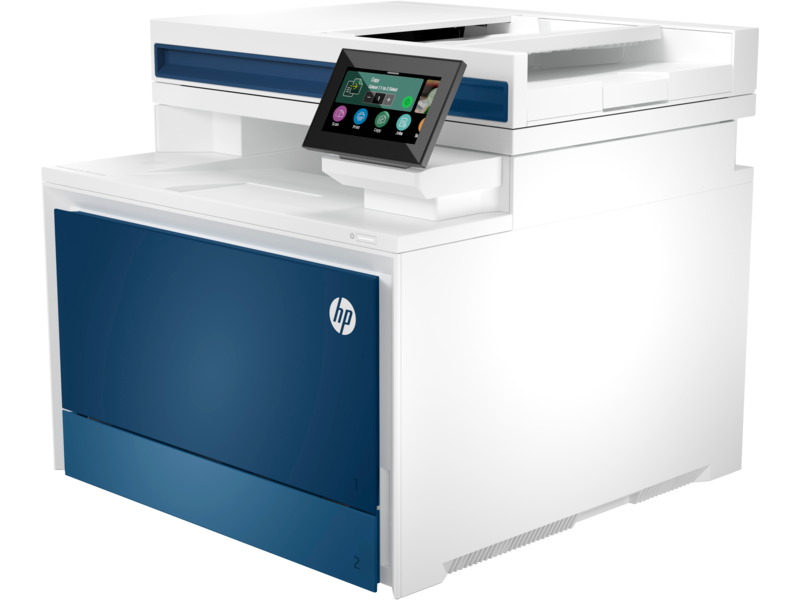 Лазерное многофункциональное устройство HP Color LaserJet Pro MFP 4303fdn (p/c/s/f, A4,600 dpi,33(35)ppm,512Mb,2 trays 50+250,4.3'' touch display,Duplex, DADF50,USB/GigEth/4 cart.in box black 2000&cmy1000 pages, repl. W1A79A)