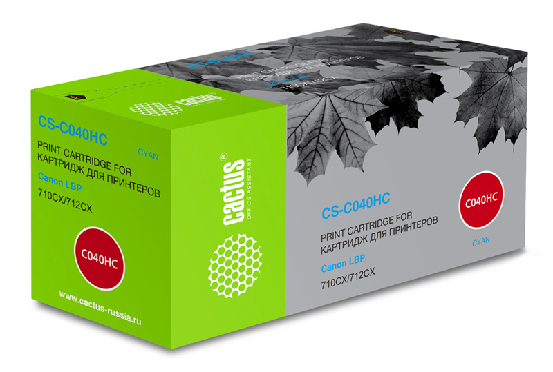Cactus CS-C040HC 040 H C голубой (10000стр.) для Canon LBP 710CX/712CX I-Sensys