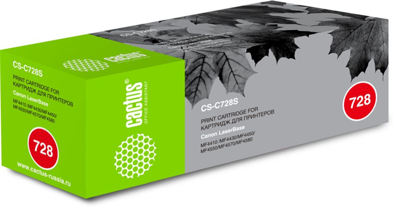Cactus CS-C728S 728 черный (2100стр.) для Canon i-Sensys MF4410/4430/4450/4550D