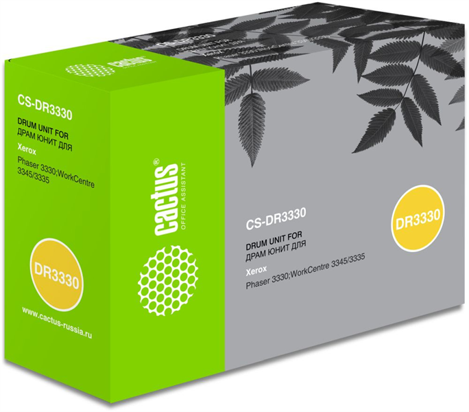 Cactus CS-DR3330 101R00555 черный ч/б:30000стр. для Ph 3330/WC 3345/3335 Xerox