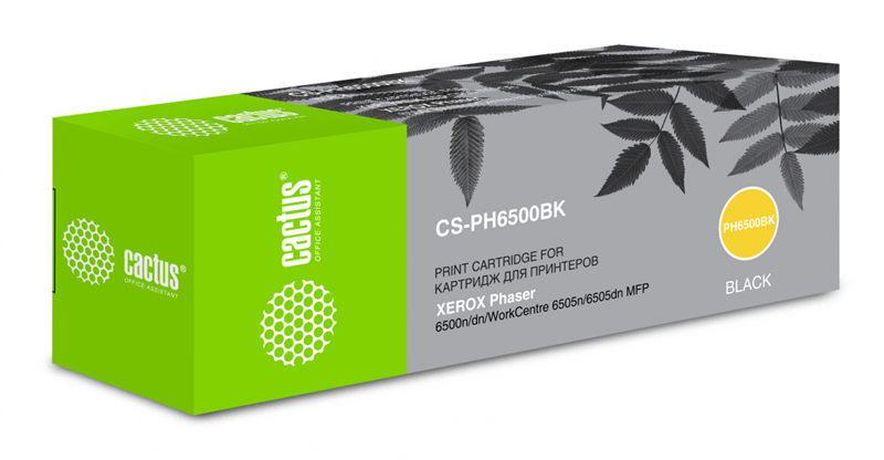 Картридж лазерный Cactus арт. CS-PH6500BK
