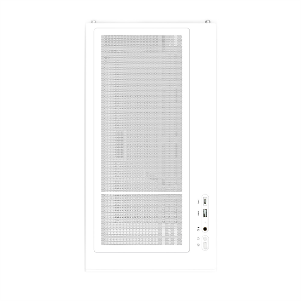 корпус ZALMAN P10, MATX, WHITE, WINDOW, 2x3.5", 3x2.5", 1xUSB TYPE-C, 1xUSB3.0, REAR 1x120mm ARGB