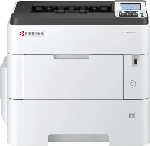 Kyocera ECOSYS PA6000x, Принтер, ч/б лазерный, A4, 60 стр/мин, 1200x1200 dpi, 512 Мб, USB 2.0, Network, лоток 500 л., Duplex, старт.тонер 11000 стр. арт. 110C0T3NL0