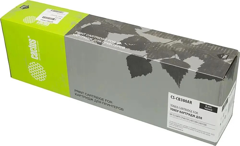 Картридж лазерный Cactus CS-CB380AR CB380A черный (16500стр.) для HP CLJ CP6015X/6015XH/6015DE