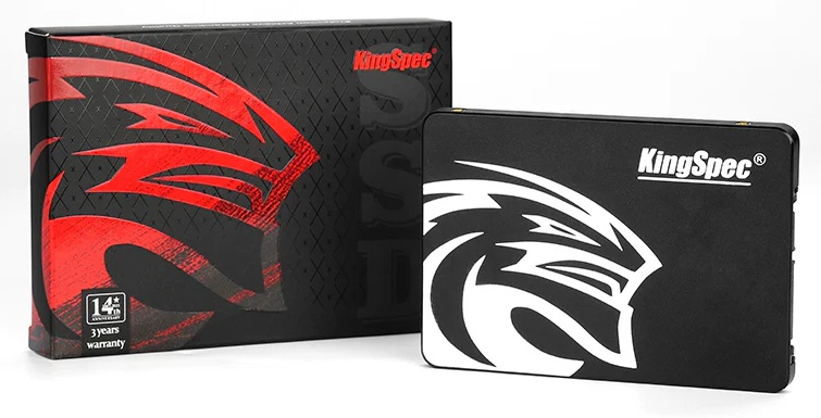KingSpec SSD 1TB SATA III 2.5" R570/W560MB/s 3D NAND MTBF 1M 65000/70000 IOPS 480TBW арт. P3-1TB