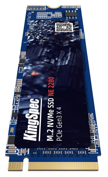 твёрдотельный накопитель KingSpec SSD 1TB M.2 2280 PCIe 3.0 x4 NVMe R2400/W1900MB/s 3D NAND MTBF 1M 100200/14500 IOPS 500TBW