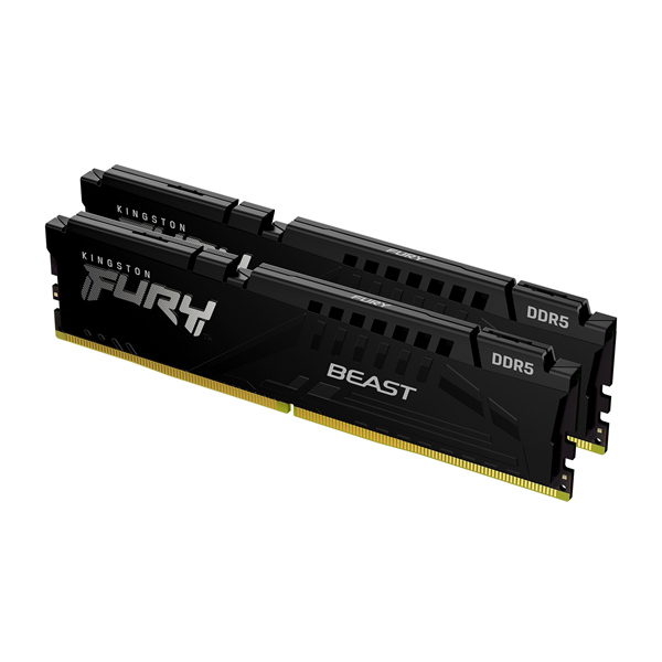 Оперативная память Kingston 64GB 5200MT/s DDR5 CL40 DIMM (Kit of 2) FURY Beast Black XMP