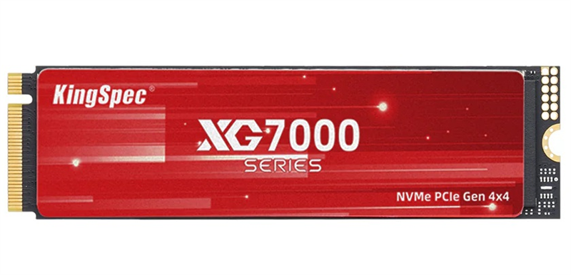 KingSpec SSD 512GB M.2 2280 PCIe 4.0 x4 NVMe R7200/W4400MB/s 3D NAND MTBF 1M 630000/390000 IOPS 300TBW