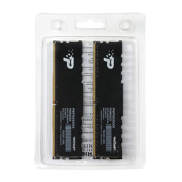 Оперативная память Patriot SL Premium DDR4 DIMM 16GB 3200MHz CL22 KIT 2*8GB 22-22-22-52 1.2V with HS