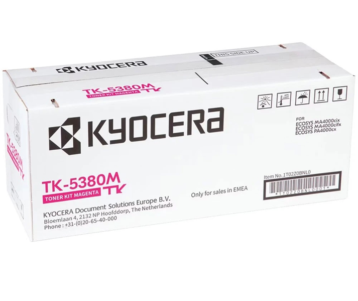 Kyocera Тонер-картридж TK-5380M для ECOSYS MA4000cifx/MA4000cix/PA4000cx пурпурный (10000 стр.)