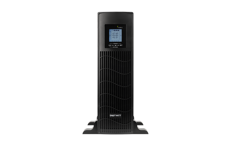 SMARTWATT ИБП линейно-интерактивный SIN, 3000/2400 ВА/Вт, стоечный/напольный, LCD дисплей, IEC C13 - 6 шт., Schuko CEE7/4 - 1 шт. (3703020030004) арт. UPS DATA 3kVA