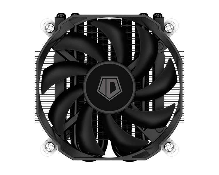 ID-COOLING IS-30i BLACK LGA1700/1200/115X низкопрофильный высота 30mm (36шт/кор, TDP 100W, PWM, 4 тепл.трубки прямого контакта, FAN 92mm) BOX