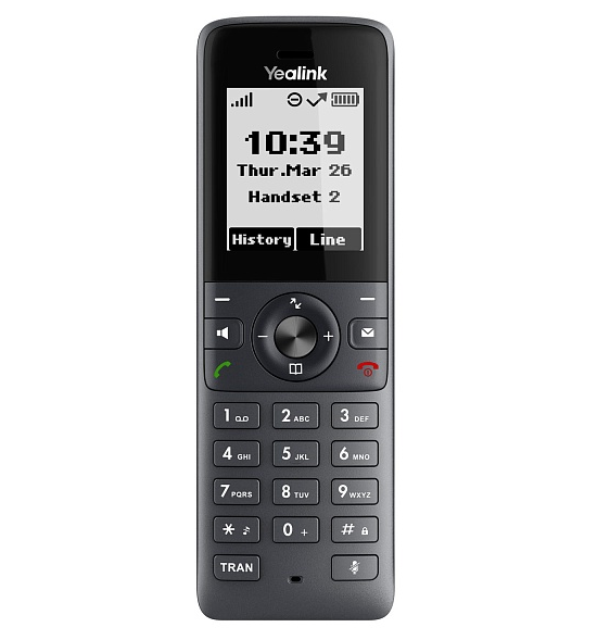 YEALINK DECT трубка W71H, экран 1.8", FNR, для W70B/W71P/W73P/W74P/W76P/W79P/W75/W80/W90, шт
