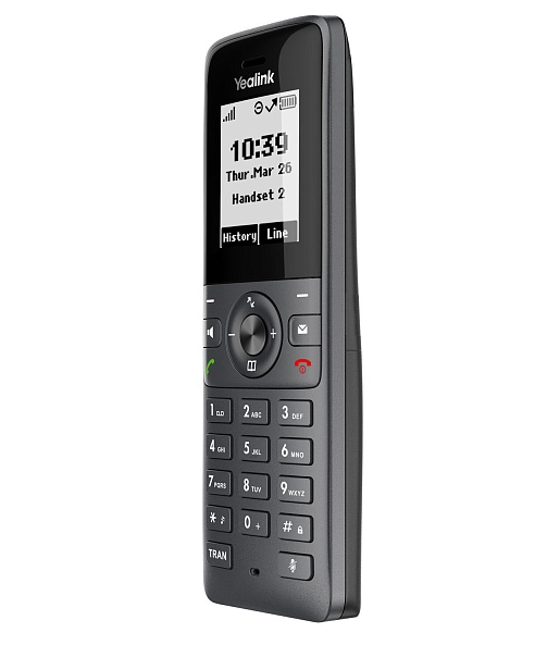 YEALINK DECT трубка W71H, экран 1.8", FNR, для W70B/W71P/W73P/W74P/W76P/W79P/W75/W80/W90, шт