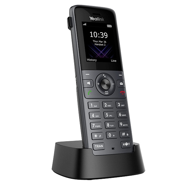 YEALINK W74P (база W70B+трубка W74H) до 10 SIP-аккаунтов, до 10 трубок на базу, до 20 вызовов, шт