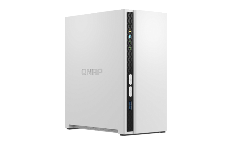 QNAP SMB 4C 2GhzCPU/2Gb/upto 2HDD SATA(3,5''2,5"), upto 20 with TL-D800C/1xGbE/1xUSB3.2 2xUSB2.0/iSCSI/1xPS/3YW TS-223-EU-RU арт. TS-233