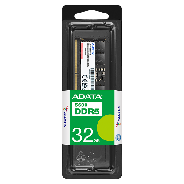 ADATA DDR5 DIMM 32GB 5600MHz 1*32GB 46-45-45 SINGLE TRAY арт. AD5U560032G-S