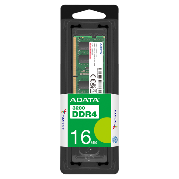 ADATA DDR4 SO-DIMM 16GB 3200MHz 1*16GB 22-22-22 SINGLE TRAY