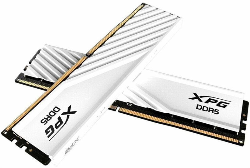 Оперативная память ADATA LANCER BLADE DDR5 DIMM 32GB 6000MHz 2*16GB 30-40-40 1.4V WHITE DUAL TRAY