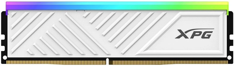 ADATA SPECTRIX D35G DDR4 DIMM 8GB 3600MHz 1*8GB 18-22-22 1.35V WHITE SINGLE TRAY RGB арт. AX4U36008G18I-SWHD35G