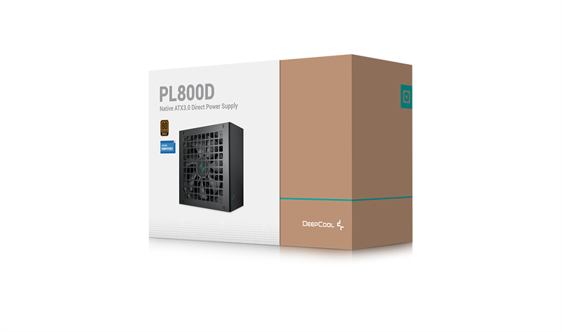Deepcool PL800D (ATX 3.0, 800W, PWM 120mm fan, Active PFC+DC to DC, 80+ BRONZE) RET (R-PL800D-FC0B-WDEU-V2)