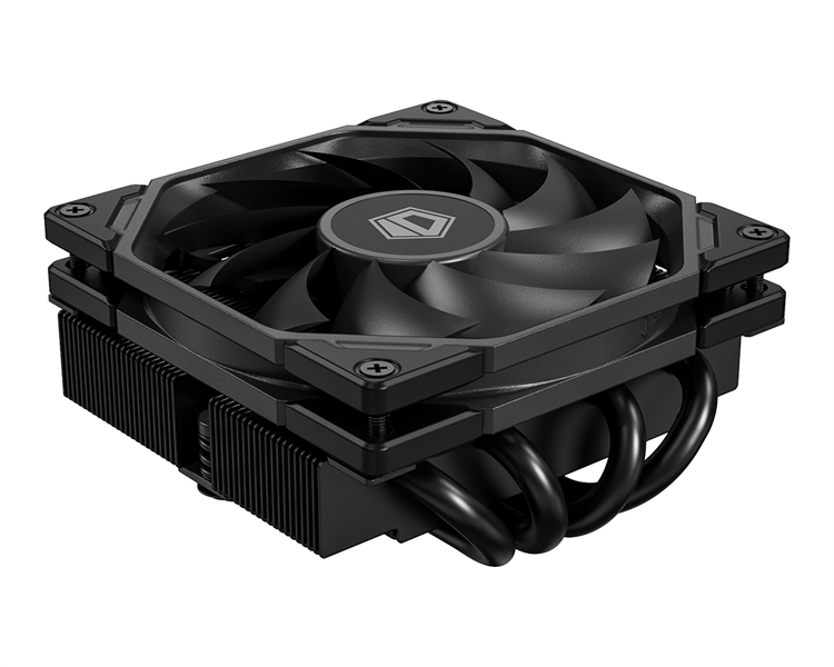 ID-COOLING IS-40-XT BLACK LGA1700/1200/115X/AM5/AM4 низкопрофильный высота 47mm (24шт/кор, TDP 95W, PWM, 4 тепл.трубки прямого контакта, FAN 92mm, черный) BOX
