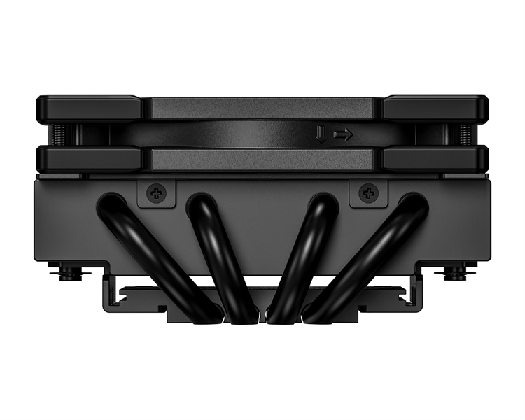 ID-COOLING IS-40-XT BLACK LGA1700/1200/115X/AM5/AM4 низкопрофильный высота 47mm (24шт/кор, TDP 95W, PWM, 4 тепл.трубки прямого контакта, FAN 92mm, черный) BOX
