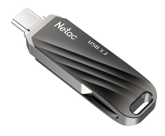 Носитель информации Netac US11 32GB USB3.2+TypeC Dual Flash Drive арт. NT03US11C-032G-32BK