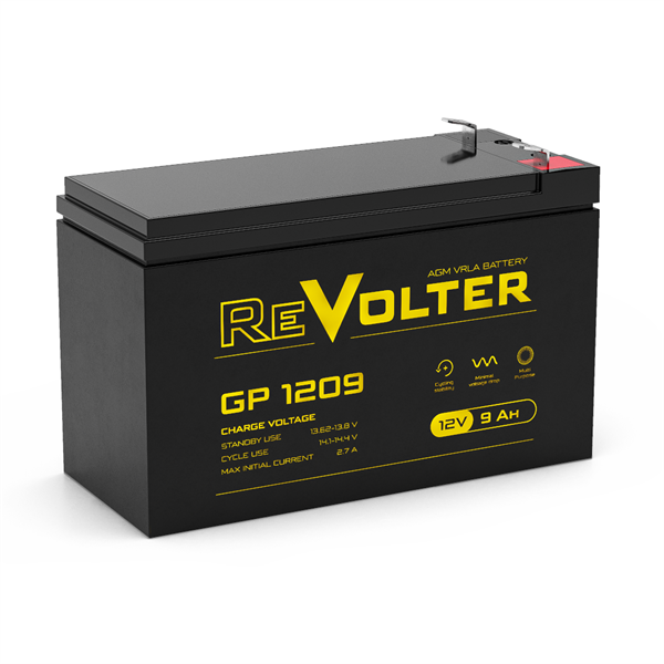 Energon Аккумуляторная батарея универсальная Revolter GP 1209 (12V / 9Ah) (4614040020016)