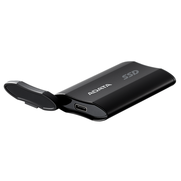 External SSD ADATA 500GB USB 3.2 Gen 2x2 Type-C R2000/W2000MB/s 3D NAND COLOR BOX black арт. SD810-500G-CBK