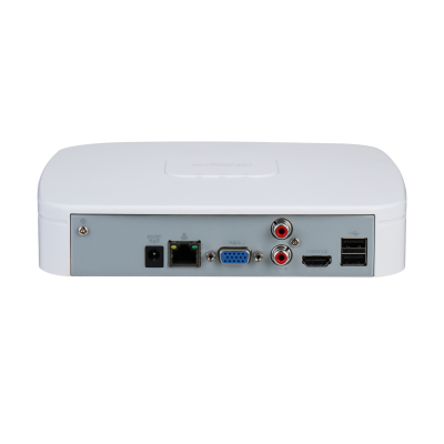 DAHUA 8-канальный IP-видеорегистратор 4K и H.265+ Входящий поток до 80Мбит/с; сжатие: H.265+, H.265, H.264+, H.264; разрешение записи до 12Мп; накопители: 1 SATA III до 20Тбайт; воспроизведение: 8кн@1 арт. DHI-NVR4108-4KS3