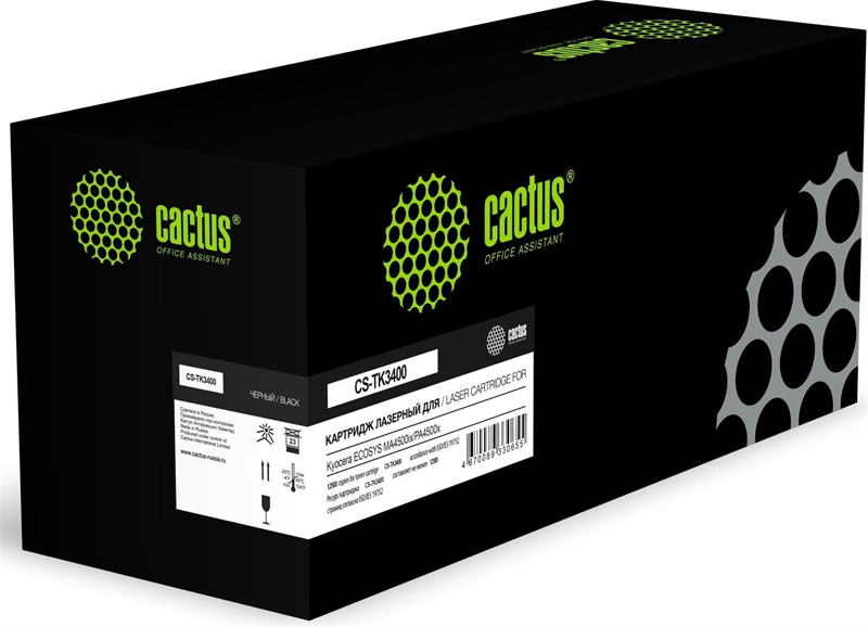Cactus CS-TK3400 TK-3400 черный (12500стр.) для Kyocera ECOSYS MA4500ix/PA4500x