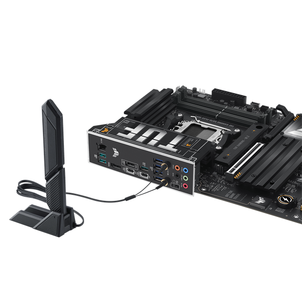 Материнская плата ASUS TUF GAMING X870-PLUS WIFI, AM5, X870, 4*DDR5, 2*SATA, 4*M.2, 1*USB 2.0, 7*USB 3.2, 2*USB4, 2*Type-C, 3*PCIx16, HDMI, ATX; 90MB1IU0-M0EAY0