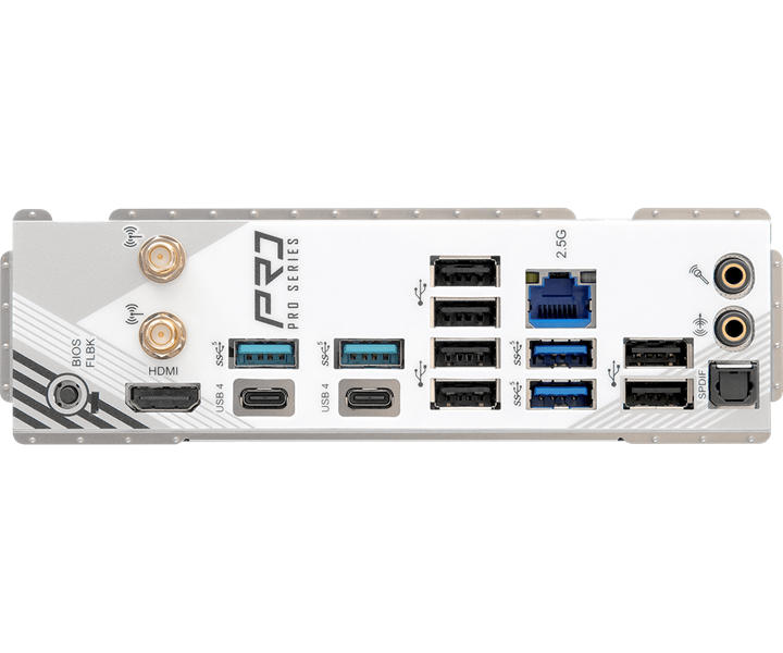 Материнская плата ASROCK X870 PRO RS WIFI, AM5, X870, 4*DDR5, 4*SATA, 3*M.2, 6*USB 2.0, 4*USB 3.2, Type-C, 2*PCIx16, 1*M.2 (Key E), HDMI, ATX