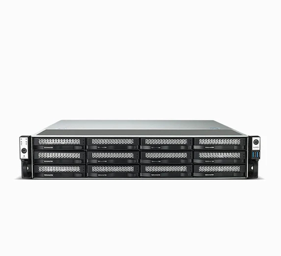 TerraMaster U12-500 Plus 2U 10C 1,7(4,7)GhzCPU/16Gb(64)/RAID0,1,10,5,6,JBOD/up to 12 HS SATA(3,5'/2,5')/2xM.2 2280 NVMe/ 1xPCIe/3xUSB3.2 1xUSB Type-c/HDMI/2x10GbE RJ-45/iSCSI/2xPS/1YW/no rails