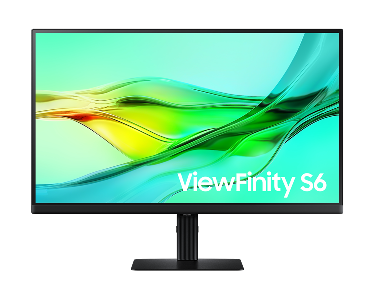 Samsung 27" ViewFinity S6 S60UD S27D604UAI IPS 16:9 2560x1440x100Hz 5ms 350cd 1000:1 1,07B 178/178 DP (IN); DP (OUT); HDMI; USB-C (90 Вт); USB3.0x3; RJ45; HAS Pivot Tilt Swiv VESA Black арт. LS27D604UAIXCI