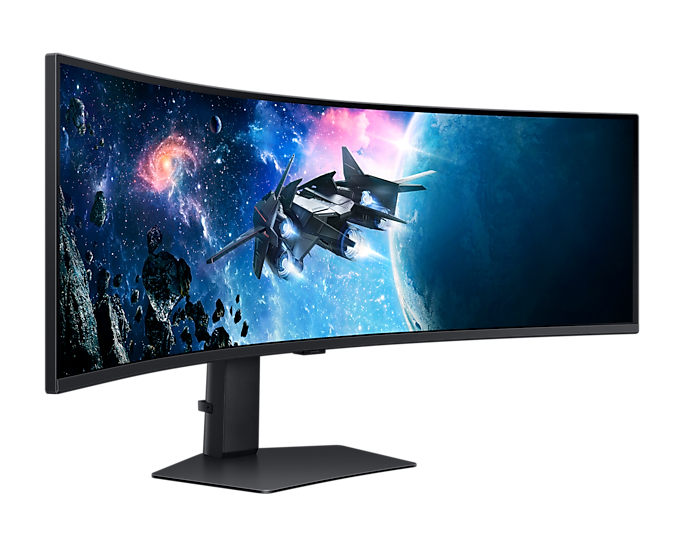 Samsung 49" Odyssey G9 G95C S49CG954EI Curved (VA 32:9 5120x1440x240Hz 1ms 450cd 2500:1 178/178 1,07B DP; HDMIx2 USB3.0x2 HAS Tilt Swiv VESA Black арт. LS49CG954EIXCI